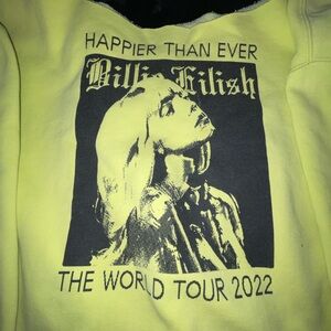 Billie Eilish World Tour 2022 Sweatshirt